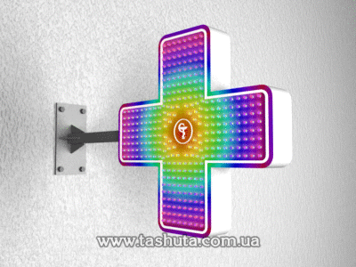 Krzyż LED SMART, 600x600mm