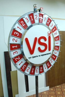 VIP Wheel of Fortune, Wheel Diameter 1100mm