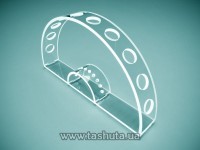 Akrylowa podstawka na długopisy na 10 szt., 150x75x22 mm