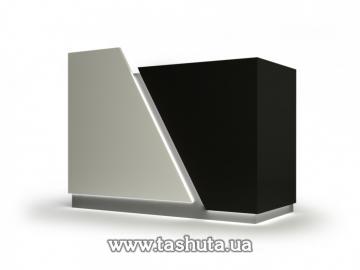 Illuminated Front Desk, Checkout Counter, 145x110x62cm