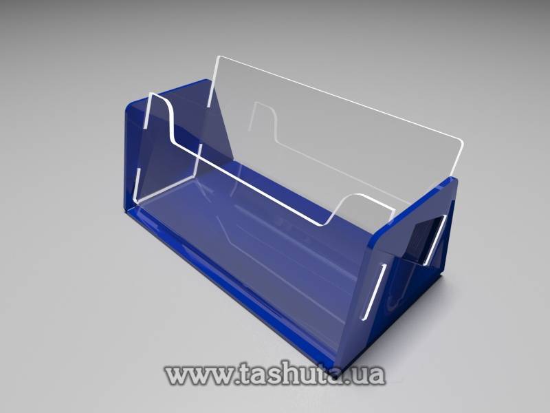 Business Card Holder with Coloured Base 90x50mm