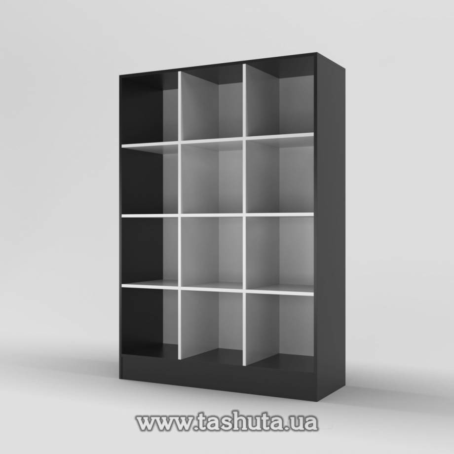 Стелаж пристінний 12 осередків 110х160х35см