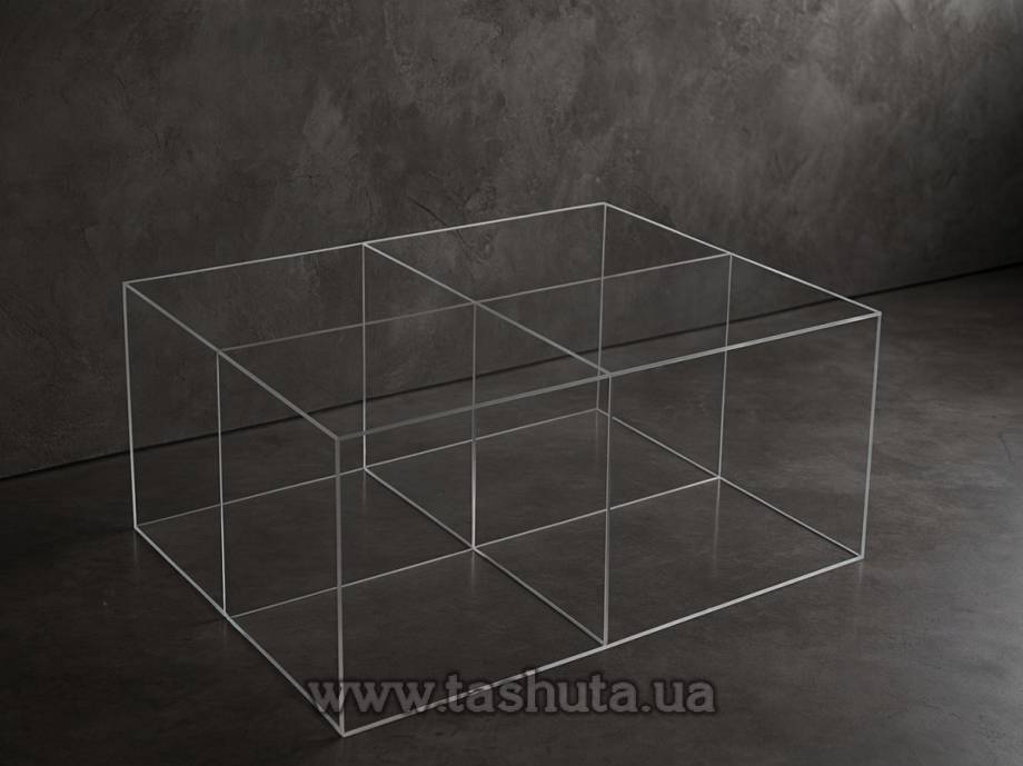 Acrylic Box 200x300x200mm, 4 Sections