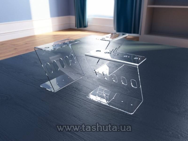 Acrylic Pen Holder for 5 pcs, 120x100x50mm