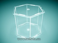 Piętro akrylowe (box) na tort 150x150mm