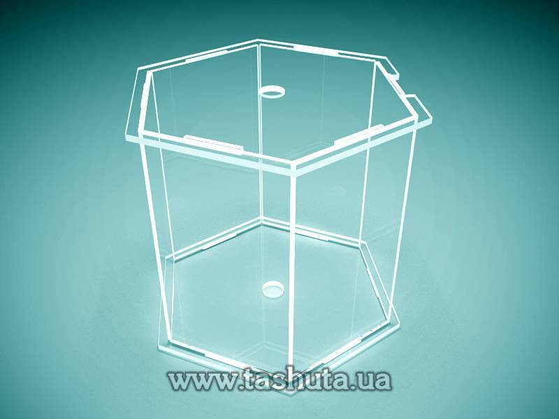 Acrylic Cake Tier (Box) 150x150mm