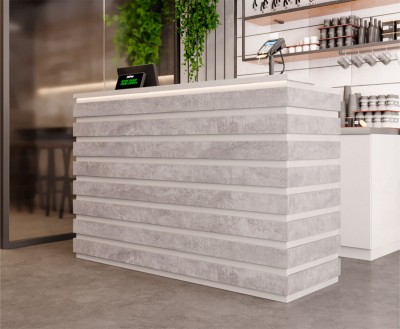 Bar Counter, Reception Desk, 120x110x62cm