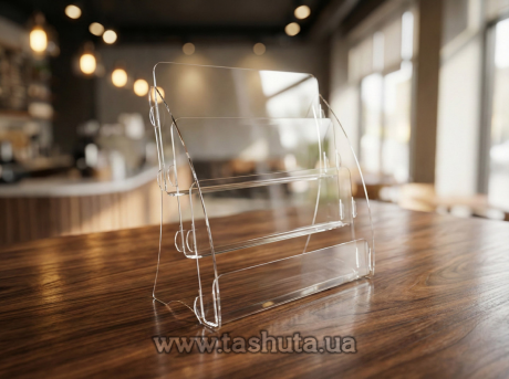 Буклетниця настільна для флаєрів (99х210) х 3 комірки