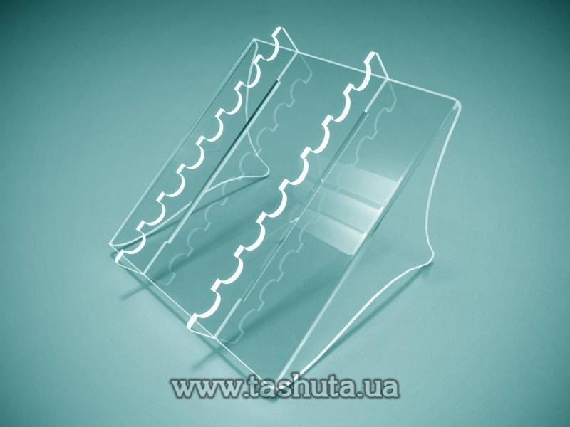 Clear Pen Holder for 8 pcs, 120x145x130mm