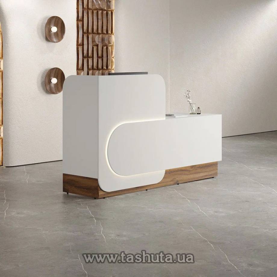 Офісна стійка ресепшн «Сканді», 220х120х62 см
