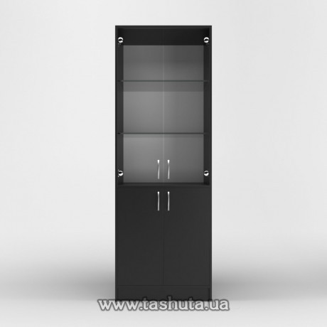 Шкаф для документов (стекло) 70х200х35см