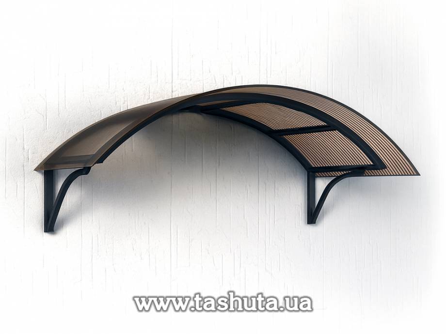 "Arc" Polycarbonate Canopy, 2000x700x1050mm