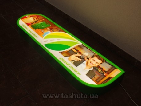 Kaseton świetlny kształtowy (lightbox)