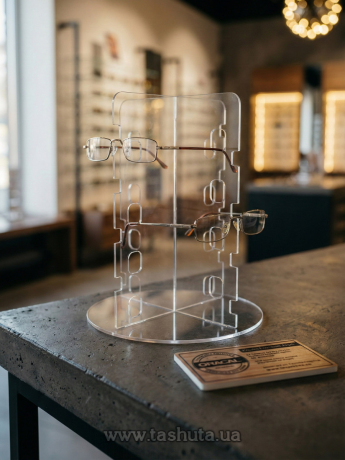 Акриловая подставка под очки на 5 шт