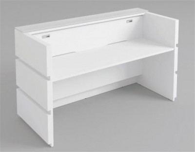 Illuminated Registration and Reception Desk, 150x110x80cm