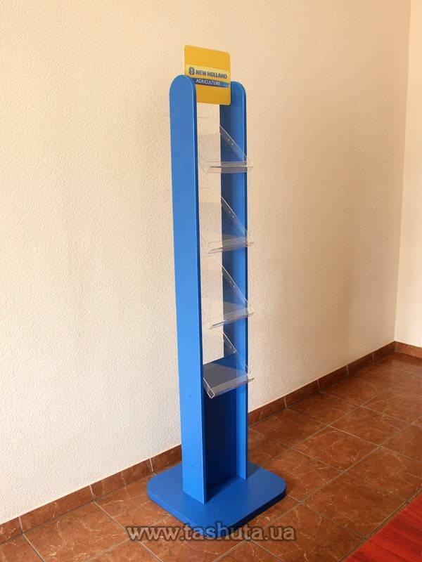 Chipboard Literature Stand, 3 A4 Pockets