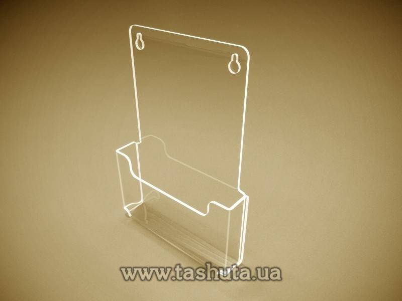 Wall-Mounted Plastic Pocket A6 (105x148)