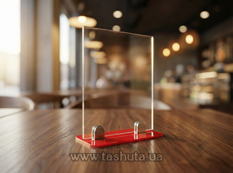 Тейбл тент А4 для меню на цветной основе