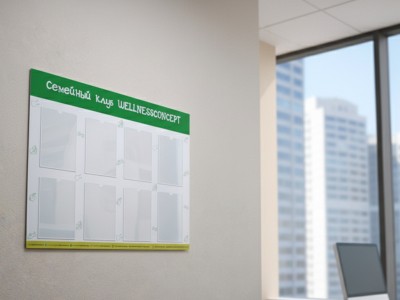 Стенд «Информация» (уголок потребителя...) на 8 карманов А4, 1000х740 мм