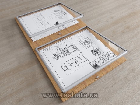 Tablica informacyjna na dwa moduły 420x600 mm