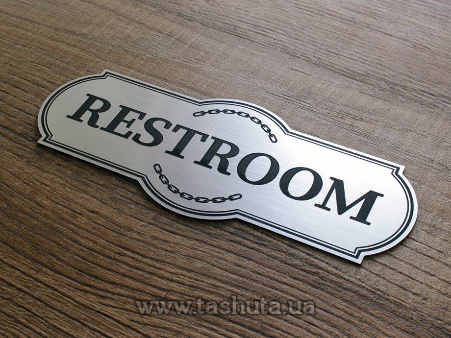 Two-Layer Plastic Office Door Sign Plate, 200x70mm