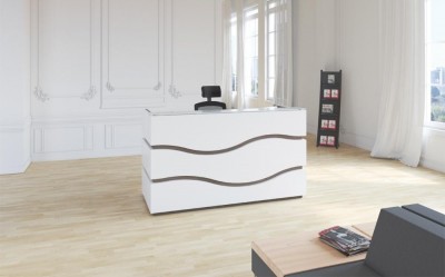 Illuminated Registration and Reception Desk, 150x110x80cm