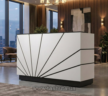 Стойка ресепшн "Люмиер", 150х120х62 cм