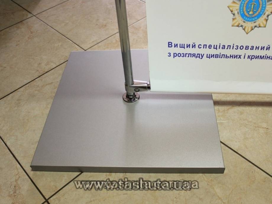 Прес-вол (банерна конструкція) 2,2х5 м, підсилені композитні ноги, кишені