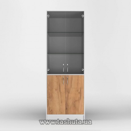 Шкаф для документов (стекло) 70х200х35см