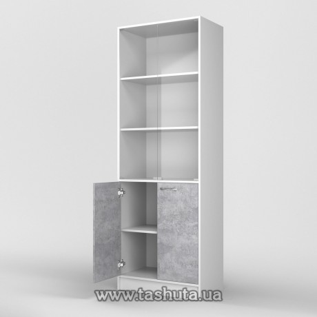 Шкаф для документов (стекло) 70х200х35см