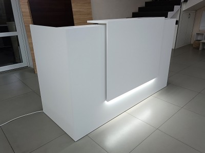 Modular Front Desk, Registration Desk, 120x110x74cm