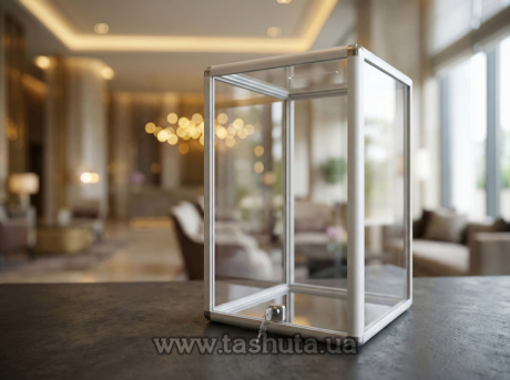 Скринька для голосування з алюмінієвого профілю 500х1000х500мм