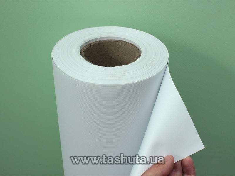 Cast Banner Fabric, Unprinted, White