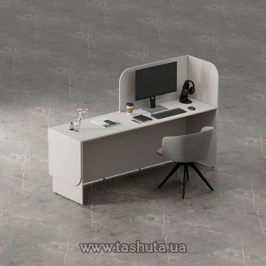 Офісна стійка ресепшн «Сканді», 220х120х62 см