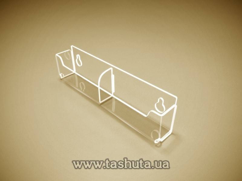 Hanging Business Card Holder 90x50mm, 2 Compartments
