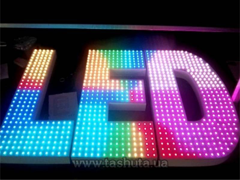 LED Letters with SMART LEDs, h-200mm