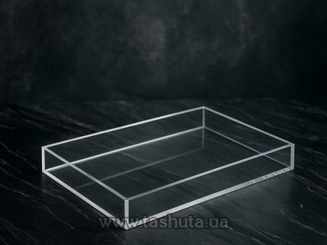Pudełko, pojemnik z pleksi 300x300x70 mm