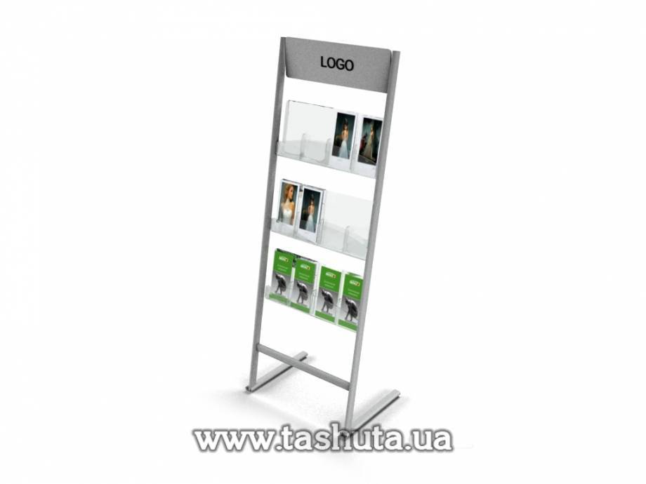 3-Tier Brochure and Flyer Stand