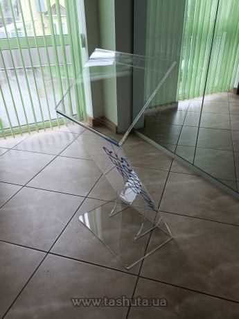 Akrylowy stojak podłogowy na format A4, H=800 mm