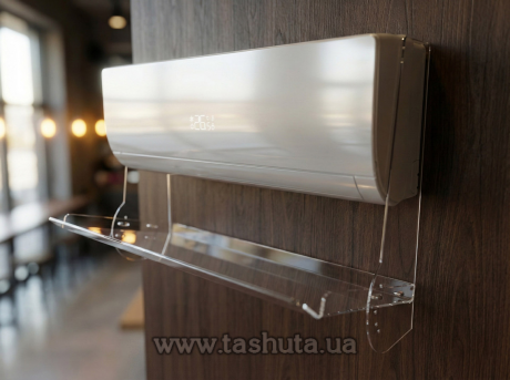 Экран кондиционера из оргстекла шириной 750мм без сверления стены