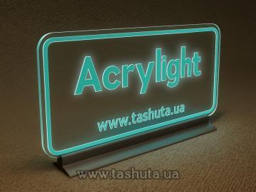 Tabletop Acrylic Light Panel, 400x200mm