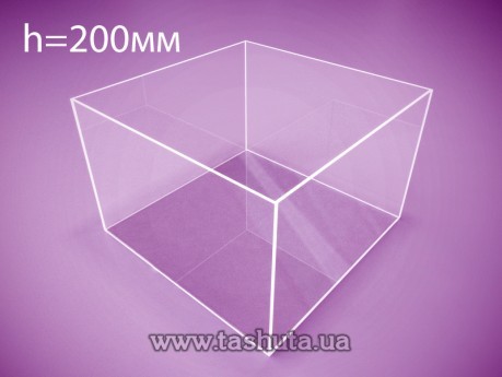 Skrzynka z pleksi 200x400x200 mm