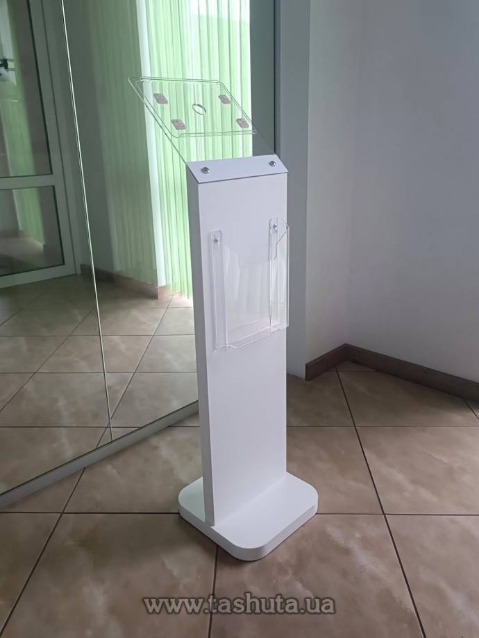Floor-Standing Tablet Information Stand