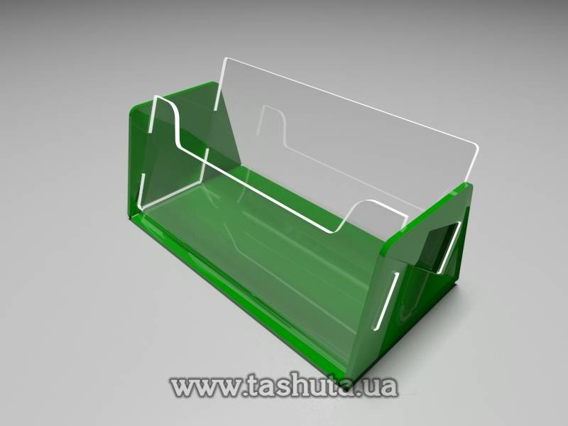Business Card Holder with Coloured Base 90x50mm