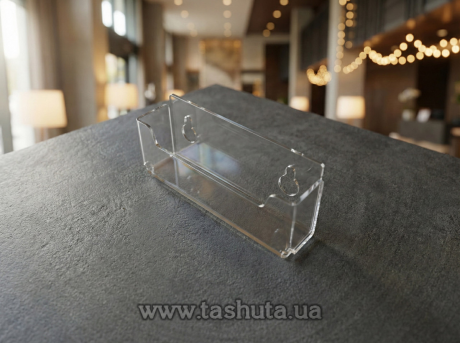 Навісний тримач для візитівок 90х50мм 1 комірка