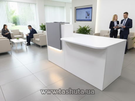 Модульна стійка адміністратора, стійка реєстрації, 220х110х74 см