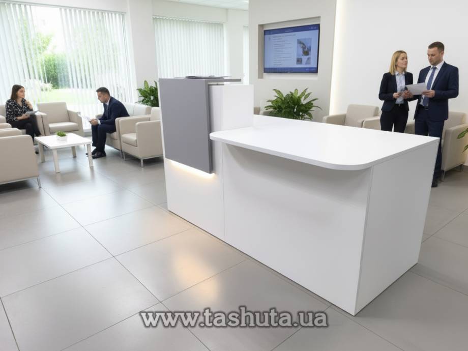 Modular Front Desk, Registration Desk, 220x110x74cm
