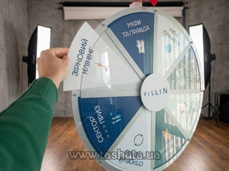 Koło fortuny na wymienną informację, średnica koła 1000mm