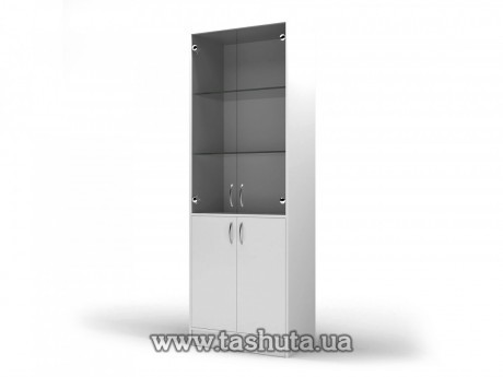 Шкаф для документов (стекло) 70х200х35см