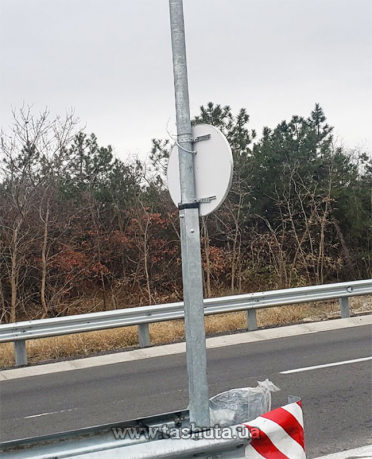 Светодиодный дорожный знак «Объезд» 900х900мм